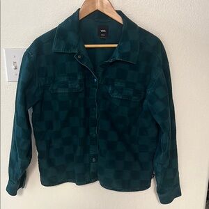 Vans Green Checkered Jacket
